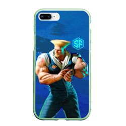 Чехол для iPhone 7Plus/8 Plus матовый Street Fighter 6: Guile