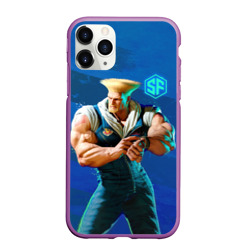 Чехол для iPhone 11 Pro матовый Street Fighter 6: Guile