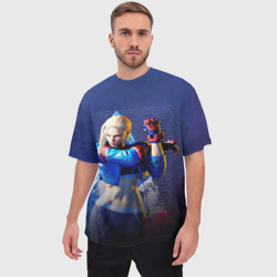 Мужская футболка oversize 3D Street Fighter 6: Cammy - фото 2