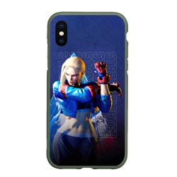 Чехол для iPhone XS Max матовый Street Fighter 6: Cammy