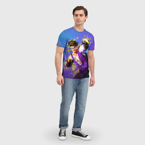 Мужская футболка 3D Street Fighter 6: Luke, цвет 3D печать - фото 5