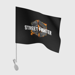 Флаг для автомобиля Street Fighter 6 logo
