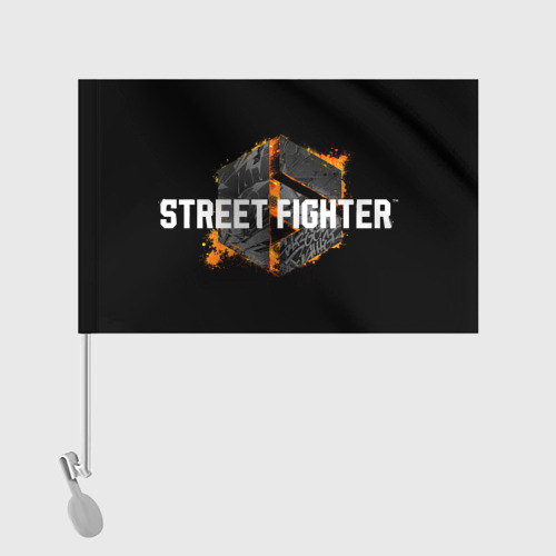 Флаг для автомобиля Street Fighter 6 logo - фото 2