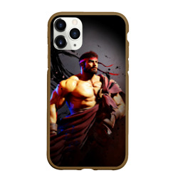 Чехол для iPhone 11 Pro матовый Street Fighter: Ryu