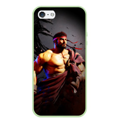 Чехол для iPhone 5/5S матовый Street Fighter: Ryu