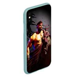 Чехол для iPhone XS Max матовый Street Fighter: Ryu - фото 2