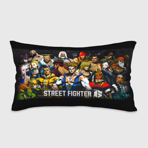 Подушка антистресс с принтом Street Fighter все бойцы, вид спереди №1