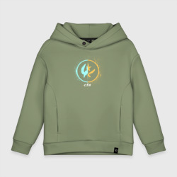 Детское худи Oversize хлопок CS 2 logo CT and T