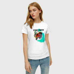 Женская футболка хлопок Street Fighter Kimberly - фото 2
