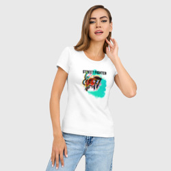 Женская футболка хлопок Slim Street Fighter Kimberly - фото 2