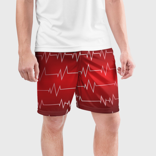Мужские шорты спортивные Pulse, цвет 3D печать - фото 3
