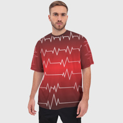 Мужская футболка oversize 3D Pulse - фото 2