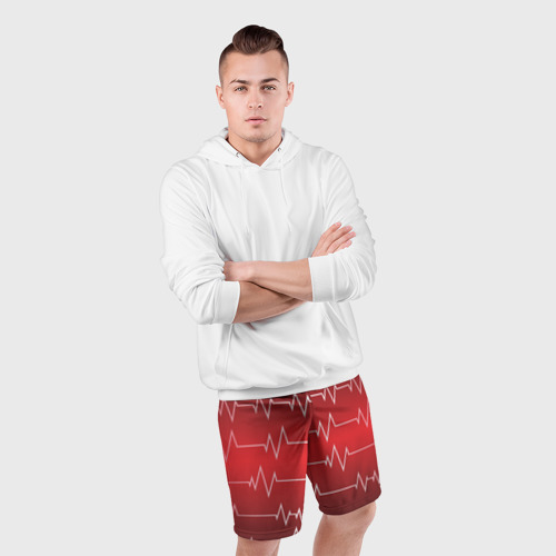 Мужские шорты спортивные Pulse, цвет 3D печать - фото 5