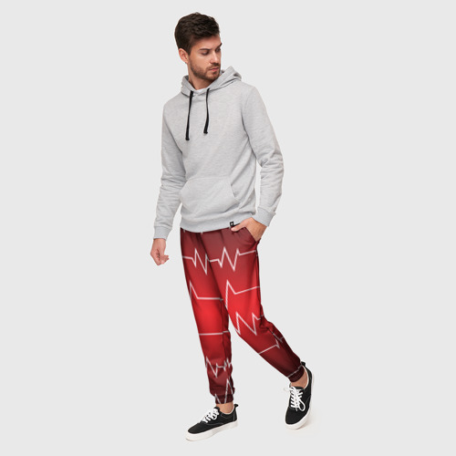 Мужские брюки 3D Pulse, цвет 3D печать - фото 3