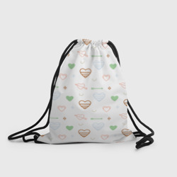 Рюкзак-мешок 3D Cute hearts