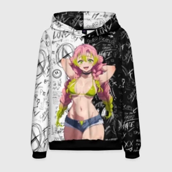 Мужская толстовка 3D Мицури Канроджи - Demon Slayer