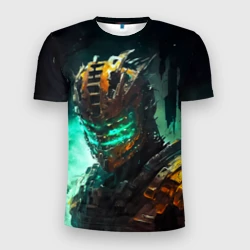 Мужская футболка 3D Slim Dead Space horror