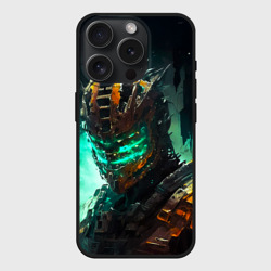 Чехол силиконовый для Apple iPhone 15 Pro матовый Dead Space horror