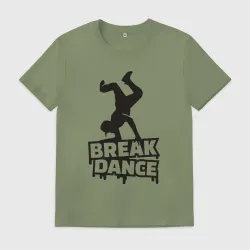Мужская футболка хлопок Break dance style