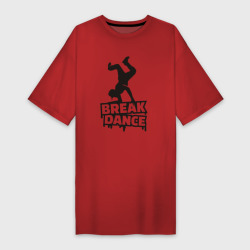 Платье-футболка хлопок Break dance style