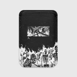 Картхолдер Magsafe магнитный Блич - Скелеты в огне