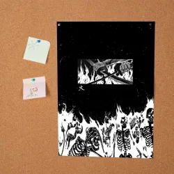 Постер Блич - Скелеты в огне - фото 2