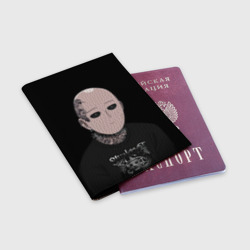 Обложка для паспорта матовая кожа Saitama - Slipknot - фото 2