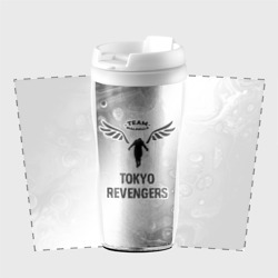 Термокружка-непроливайка Tokyo Revengers glitch на светлом фоне - фото 2