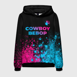 Мужская толстовка 3D Cowboy Bebop - neon gradient: символ сверху