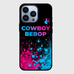 Чехол для iPhone 13 Pro Cowboy Bebop - neon gradient: символ сверху