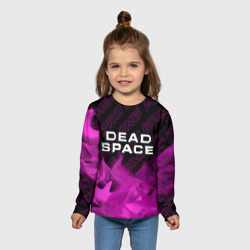 Детский лонгслив 3D Dead Space pro gaming: символ сверху - фото 2