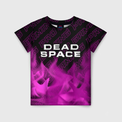 Детская футболка 3D Dead Space pro gaming: символ сверху