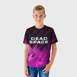 Детская футболка 3D Dead Space pro gaming: символ сверху - фото 2