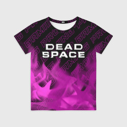 Детская футболка 3D Dead Space pro gaming: символ сверху