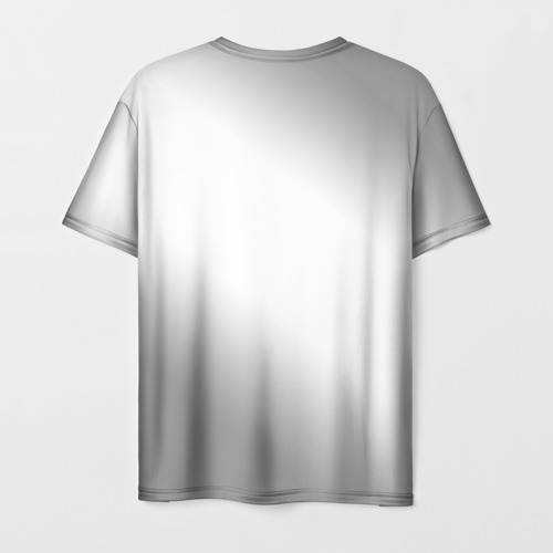 Мужская футболка 3D Gears of War glitch на светлом фоне: надпись, символ, цвет 3D печать - фото 2