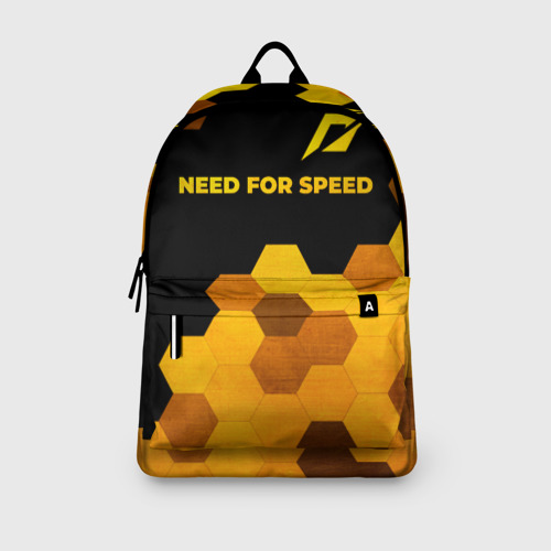 Рюкзак 3D Need for Speed - gold gradient: символ сверху - фото 4