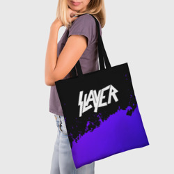 Шоппер 3D Slayer purple grunge - фото 2