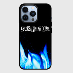 Чехол для iPhone 13 Pro Sex Pistols blue fire