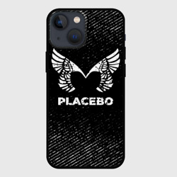 Чехол для iPhone 13 mini Placebo с потертостями на темном фоне