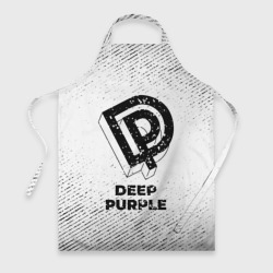 Фартук 3D Deep Purple с потертостями на светлом фоне