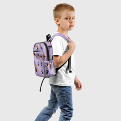 Детский рюкзак 3D Папуля надпись и значок с гирей - фото 2