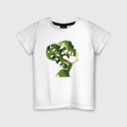 Детская футболка хлопок Monstera Girl