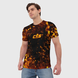 Мужская футболка 3D Fire CS2 - фото 2