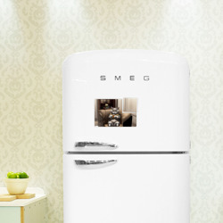 Магнитный плакат 3Х2 Кот сидит на диване с напитком - фото 2