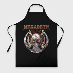 Фартук 3D Megadeth - боевой череп