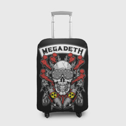 Чехол для чемодана 3D Megadeth - ядерный череп