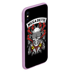 Чехол для iPhone XS Max матовый Megadeth - ядерный череп - фото 2