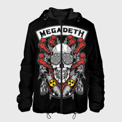 Мужская куртка 3D Megadeth - ядерный череп
