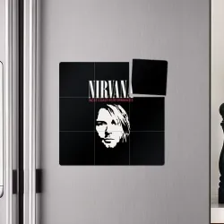Магнитный плакат 3Х3 Nirvana - Kurt Cobain - фото 4