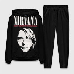 Женский костюм с толстовкой 3D Nirvana - Kurt Cobain